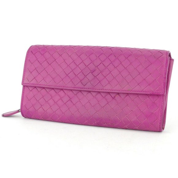 BOTTEGA VENETA Purse Intorechato leather Auth used L3039 - Picture 1 of 8